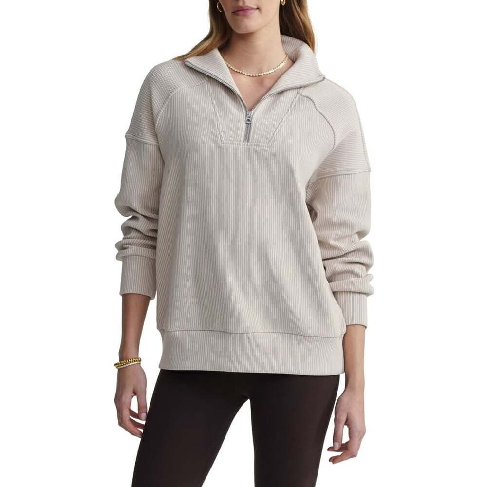 Varley Rheo 2.0 Ottoman Ribbed Half Zip Pullover NEW